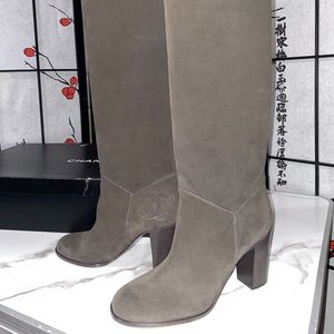 Chanel Suede Boots
